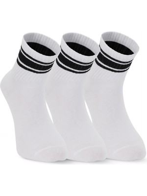 Slazenger Jelly 3 Lü Erkek  Beyaz Çorap