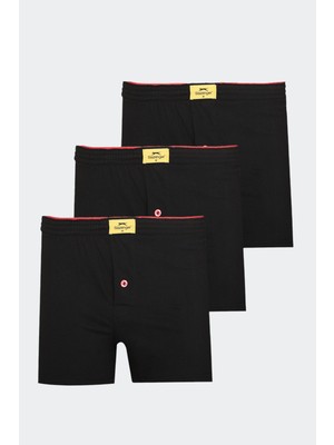 Slazenger He 3 Lü Set Erkek  Lacivert Boxer