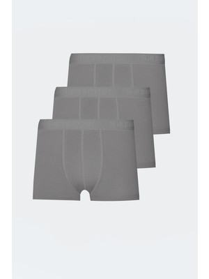 Slazenger Jadax 3 Lü Set Erkek  Gri Boxer
