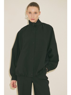 Manuka Premıum Bomber Ceket Siyah