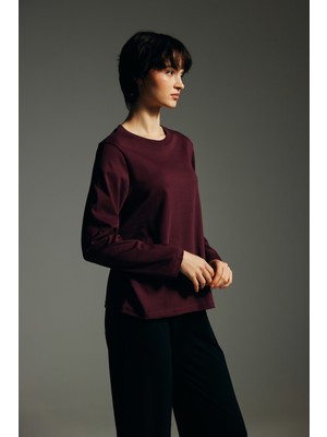 Hays Kadın Pamuklu Uzun Kollu T-Shirt