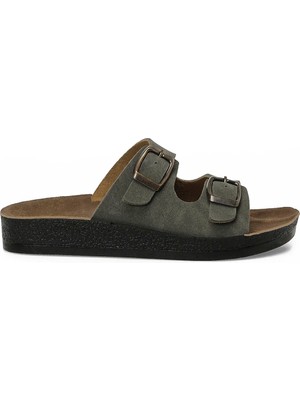 Polaris DELVES.F6FX Haki Erkek Çocuk Terlik