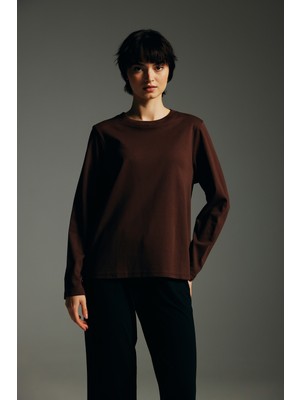 Hays Kadın Pamuklu Uzun Kollu T-Shirt