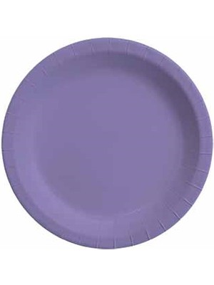 Party Express Karton Tabak 23CM 8'li - Açık Violet