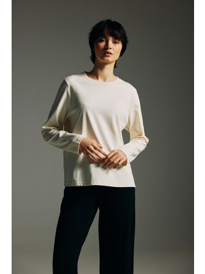 Hays Kadın Pamuklu Uzun Kollu T-Shirt