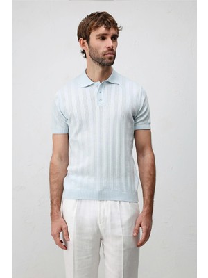 Antioch Bebe Mavi Dokulu Triko Erkek Polo T-Shirt
