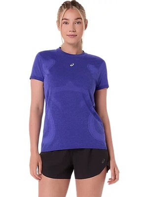 Asics  Road Seamless Short Sleeve Kadın T-Shirt - Mor