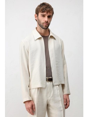 Antioch Taş Lyocell Karışımlı Yazlık Ceket