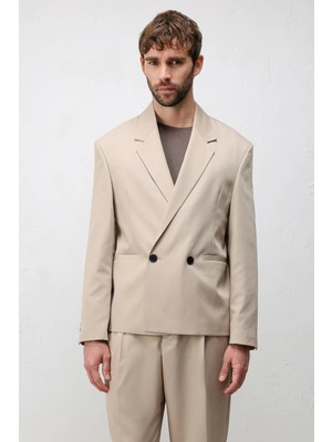 Antioch Taş Relaxed Fit Erkek Blazer Ceket