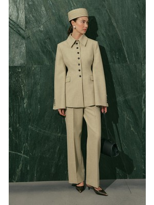 Manuka Lımıted Edıtıon Fit Blazer Ceket Yeşil