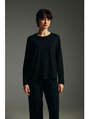 Hays Kadın Pamuklu Uzun Kollu T-Shirt