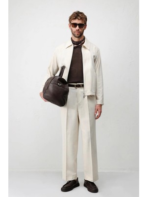 Antioch Ekru Dokulu Erkek Mont