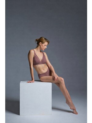 Hays Kadın Dantel Detaylı Balensiz Pamuklu Sütyen