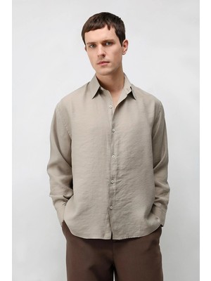 Antioch Vizon Modal Karışımlı Relax Fit Erkek Gömlek