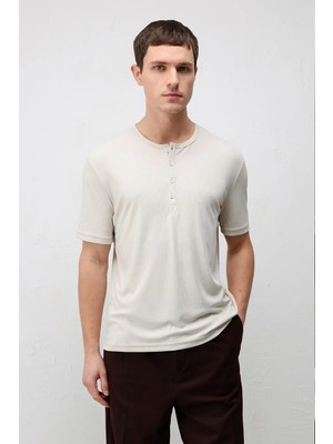 Antioch Taş Düğmeli Yaka Erkek T-Shirt
