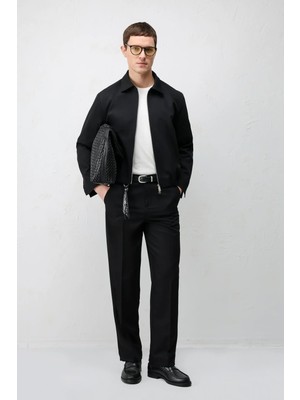 Antioch Siyah Bel Lastikli Erkek Mont