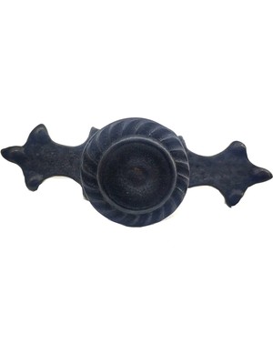 Antika Tarz Dekoratif Pirinç Çizgili Düğme - 35X100 Mm, Büyük, Oksit Nemere Home