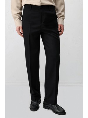 Antioch Siyah Straight Fit Erkek Pantolon