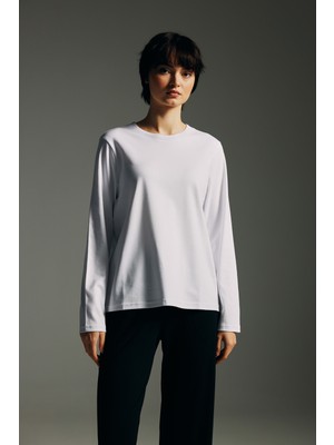 Hays Kadın Pamuklu Uzun Kollu T-Shirt
