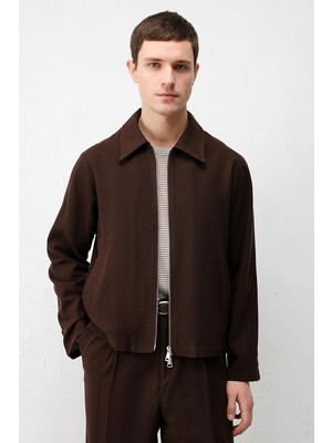 Antioch Koyu Kahve Dokulu Erkek Mont