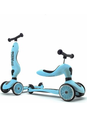 Scoot And Ride Highwaykick 1 Oturaklı Çocuk Scooter Turkuaz 160629-96352