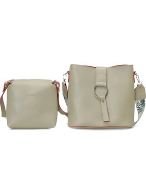 Butigo Clt Renklı Bucket Omz 6fx Mint Kadın Omuz Çantası