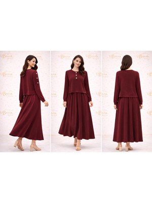 Mkbaşak Moda Etekli Takım