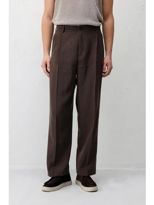 Antioch Kahve Modal Kumaş Erkek Pantolon