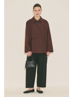 Manuka Barrel Kumaş Pantolon Siyah