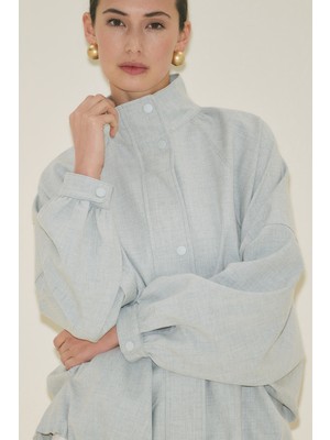 Manuka Premıum Bomber Ceket Mavi