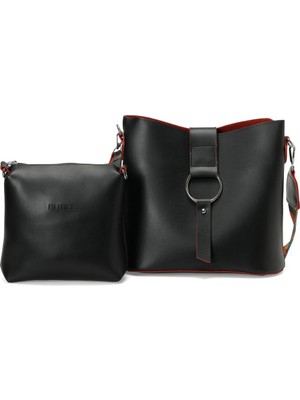 Butigo Clt Renklı Bucket Omz 6fx Siyah Kadın Omuz Çantası