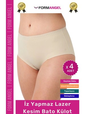 Carlburn #külot Lazer Kesim Iz Göstermez Kaymayı Önleyen Doku 2 Beden Küçülten Hayalet Bato Külot - 4 Adet