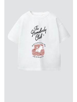 Monila Kız Çocuk Pamuklu Bisiklet Yaka Baskılı T-Shirt