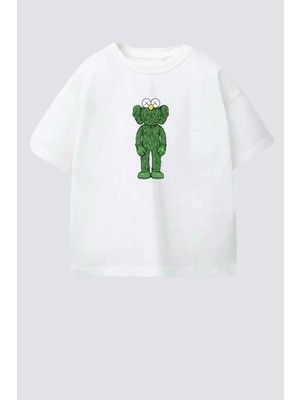Monila Erkek Çocuk Pamuklu Bisiklet Yaka Baskılı T-Shirt