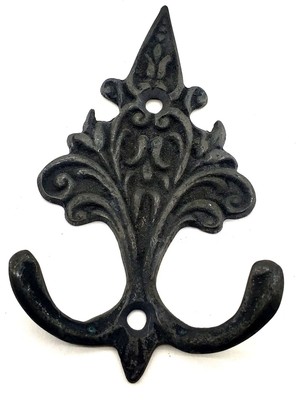 Antika Tarz Dekoratif Pirinç Çam Figürlü Askı - 98X57 Mm, Oksit Nemere Home