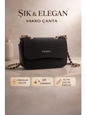 Vakko Desenli Omuz Çantası