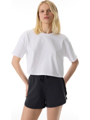 Bisiklet Yaka Kısa Kollu T-Shırt