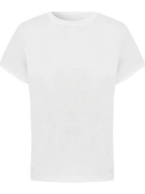 Düşük Kollu Modal T-Shırt