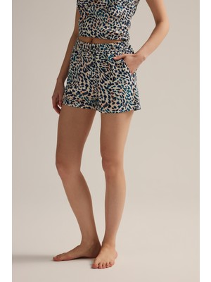 Hays Kadın Dokuma Cepli Şort