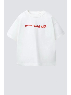 Monila Unisex Çocuk Pamuklu Bisiklet Yaka Baskılı T-Shirt