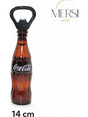 Mersi Shop Içecek Şişesi Tasarımlı Magnetli Şişe Açacağı – Buzdolabı Mıknatıslı Kapak Açıcı 14 cm