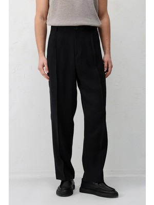 Antioch Siyah Modal Kumaş Erkek Pantolon