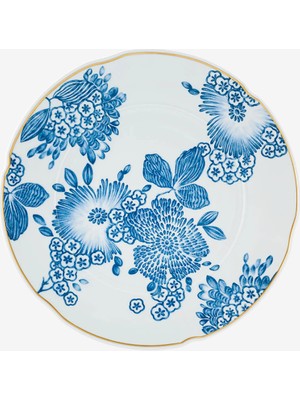 Vista Alegre Coralina By Oscar De La Renta Mavi Porselen Supla 33 cm