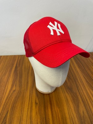 Hamze Ny Yankees Nakış Fileli Trucker Beyzbol Cap Şapka