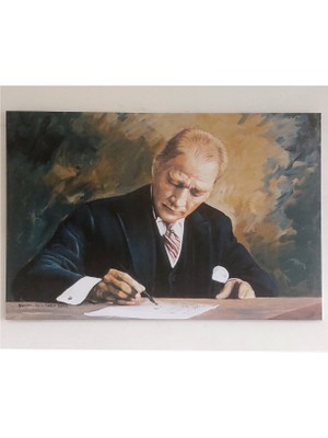 Atatürk Tablosu Kanvas Tablo