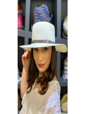 Bay Şapkacı Hasır Kadın Şapka 3855