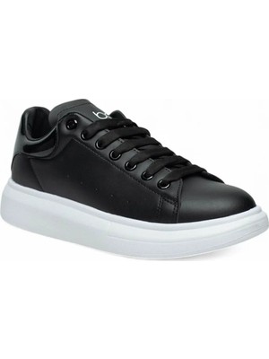Best Of 150-26 Deri Anatomik Sneaker Siyah Beyaz 36-40