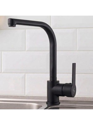 Sardıcı Altair Siyah Mutfak Evye Çift Su Girişli