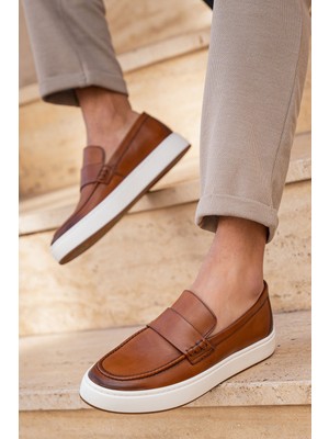 Panorama Kalın Taban Hakiki Deri Erkek Ayakkabı