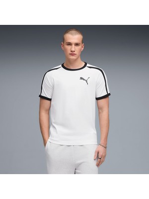 Puma T7 Ringer Erkek Beyaz Tişört (635242-02)